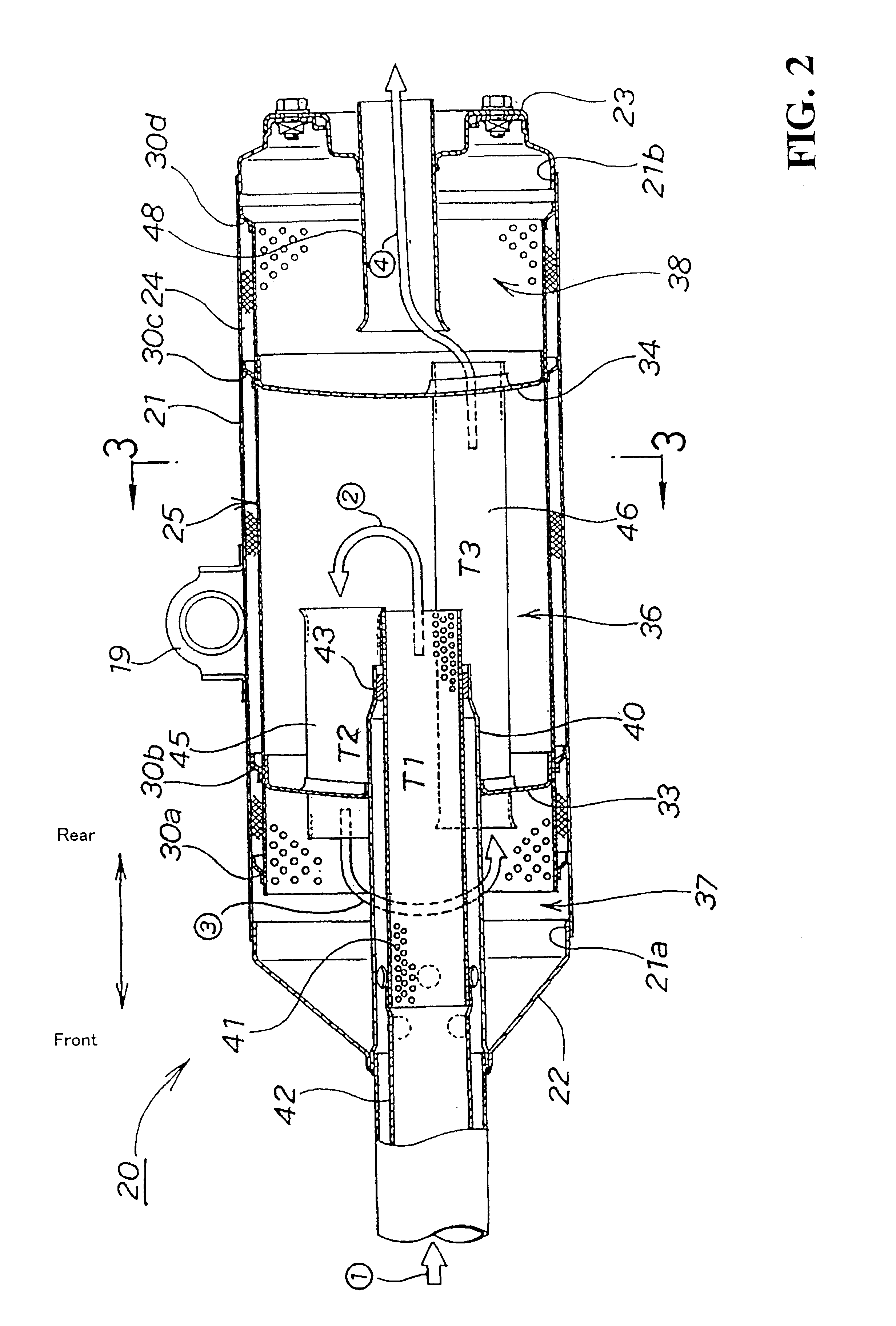 Muffler structure