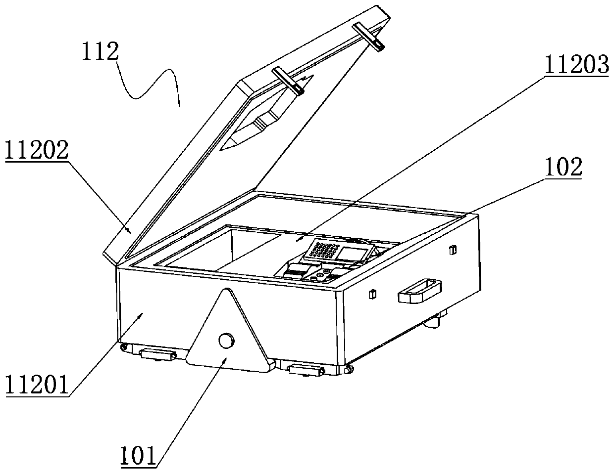 Engineering surveying instrument and lens pollution prevention machine tool for processing surveying instrument