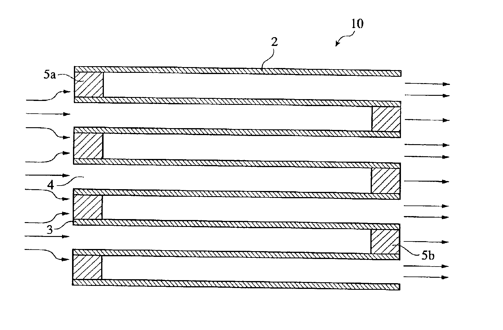 Ceramic honeycomb filter and its structure