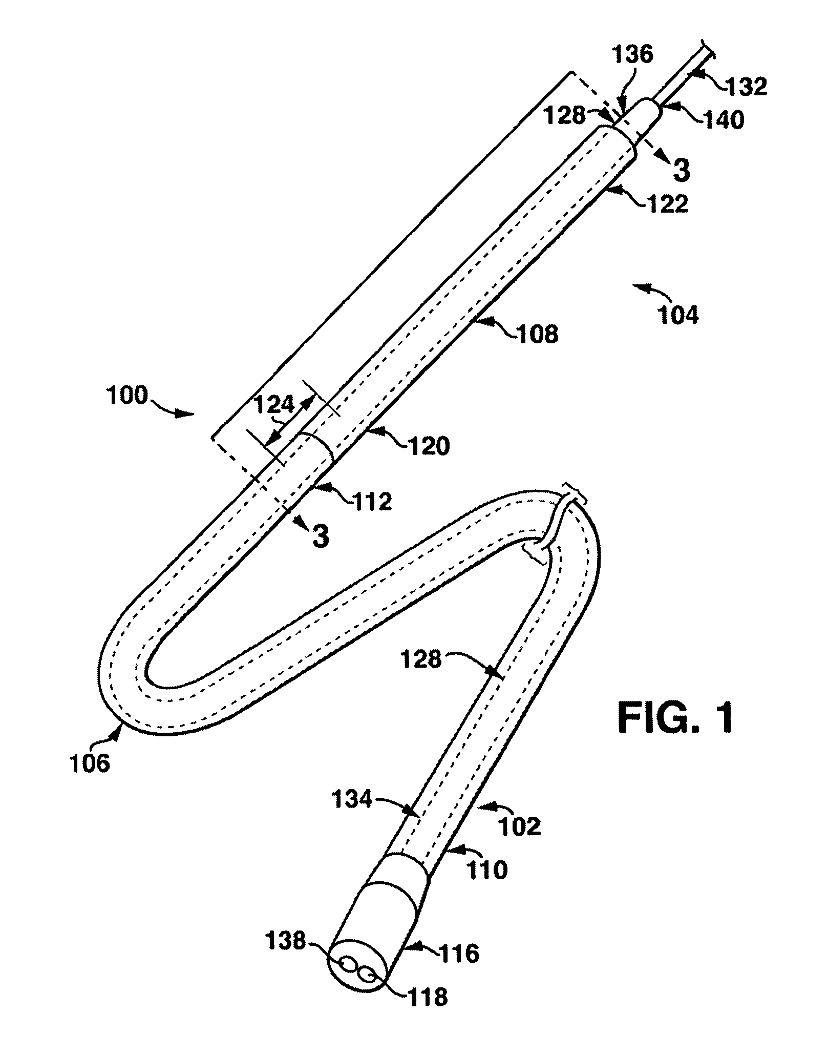 Balloon catheter for crossing a chronic total occlusion