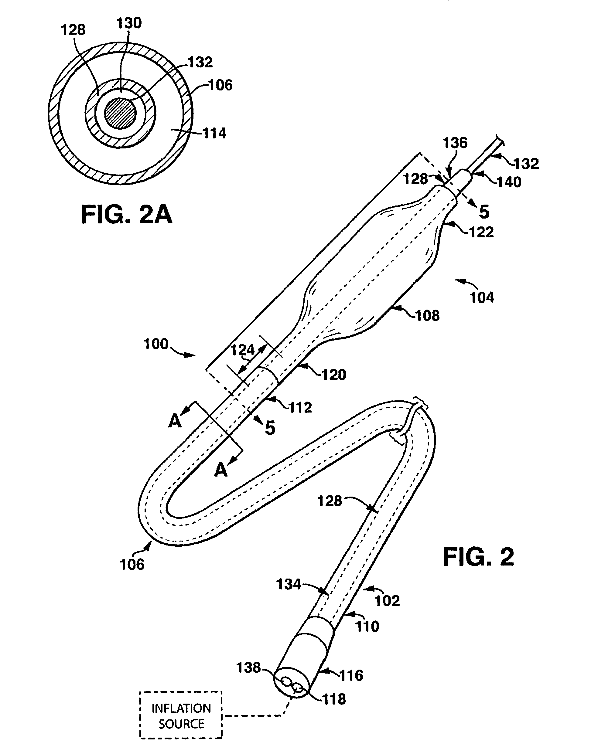 Balloon catheter for crossing a chronic total occlusion