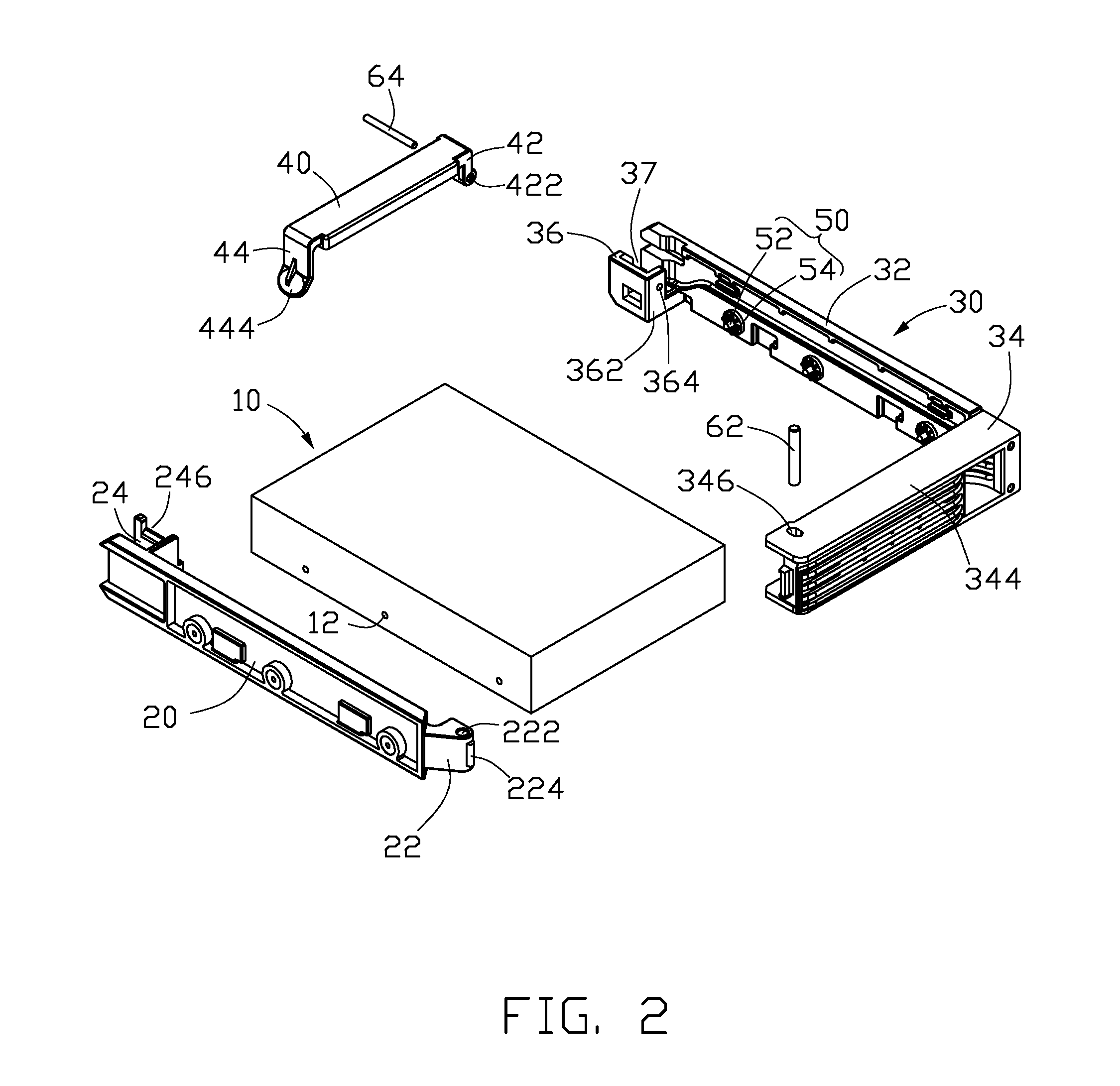 Fixing apparatus for hard disk drive