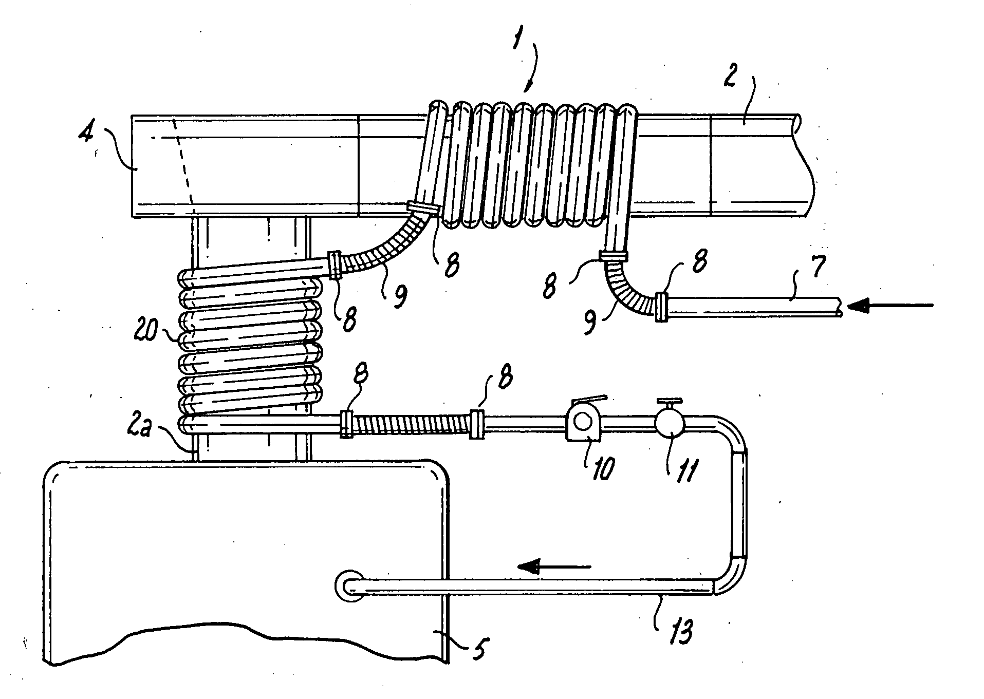 External flue heat exchangers