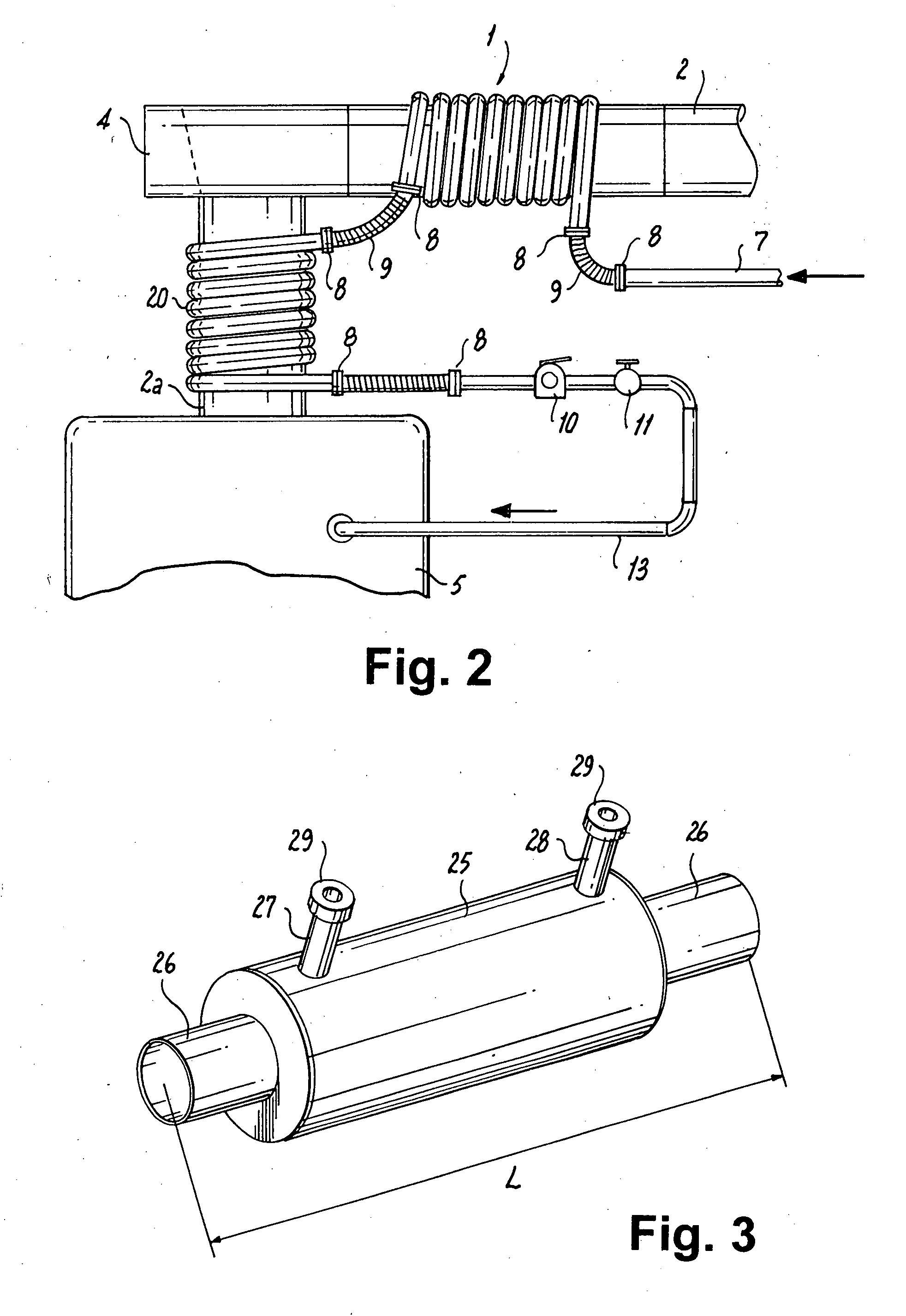 External flue heat exchangers