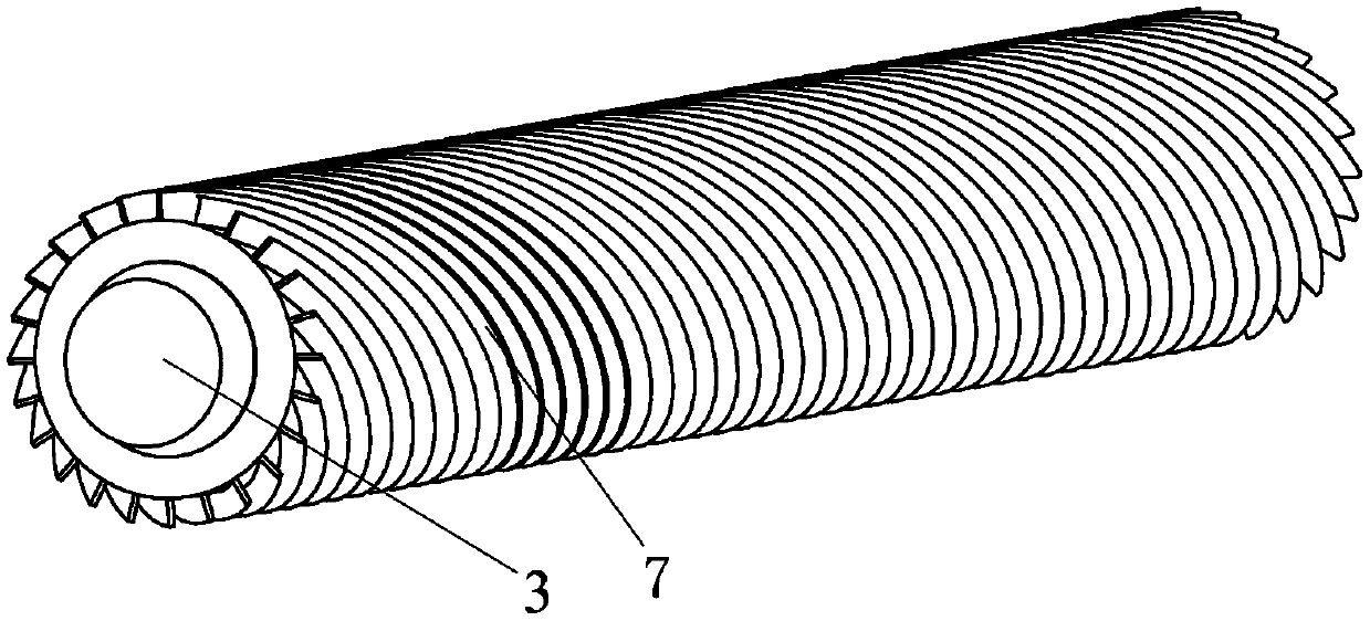 Blade boundary layer suction jet device