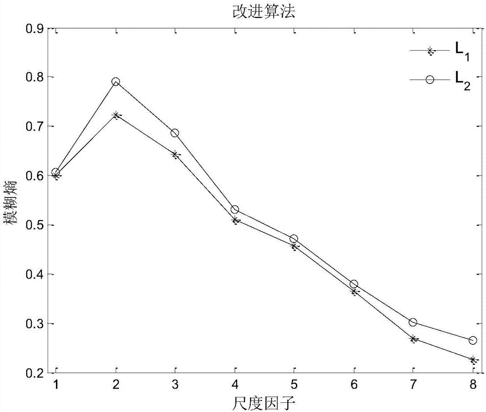 Rolling bearing fault diagnosis method based on improved multi-scale fuzzy entropy