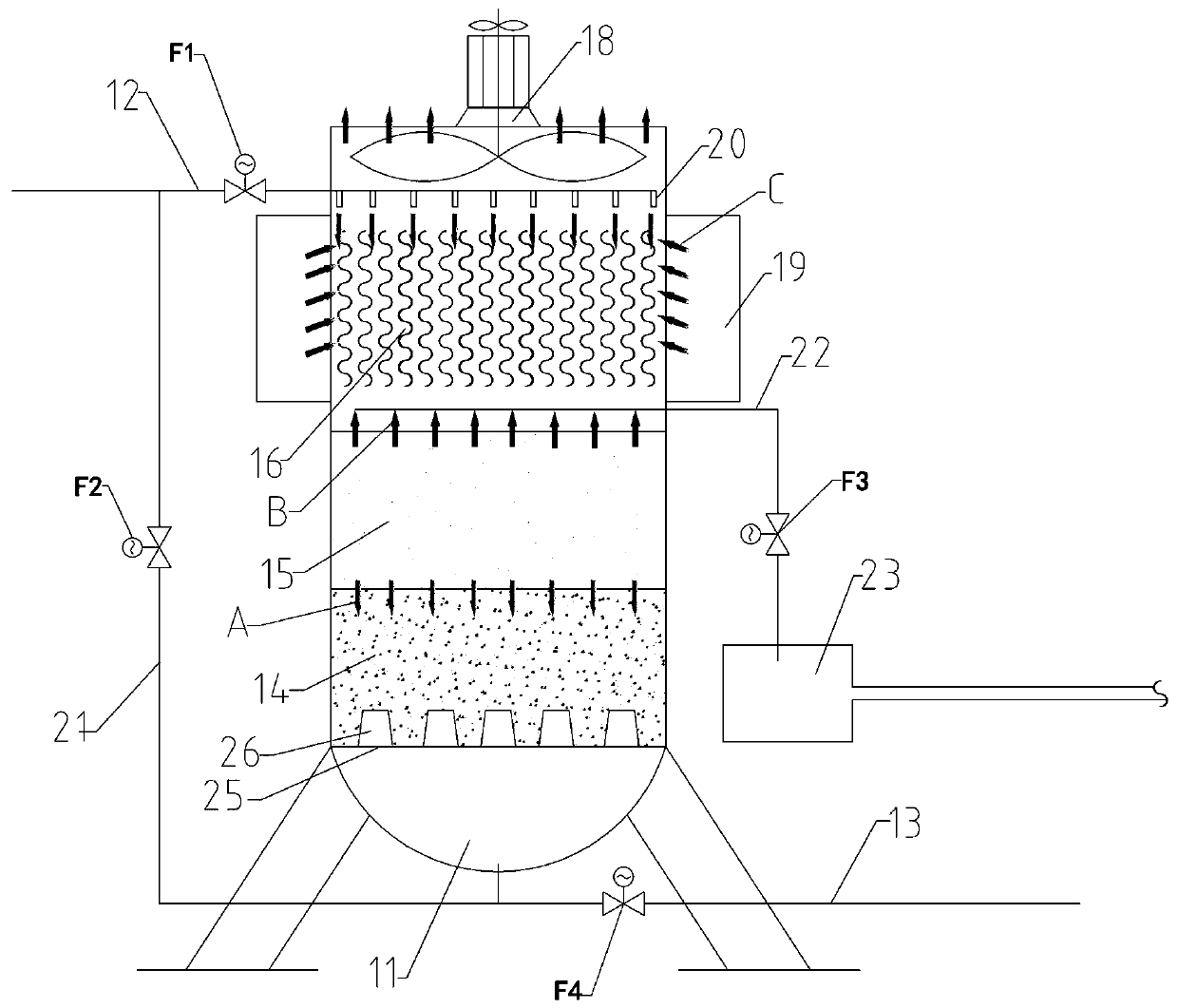 Medium and deep layer geothermal energy collection same well withdrawing system