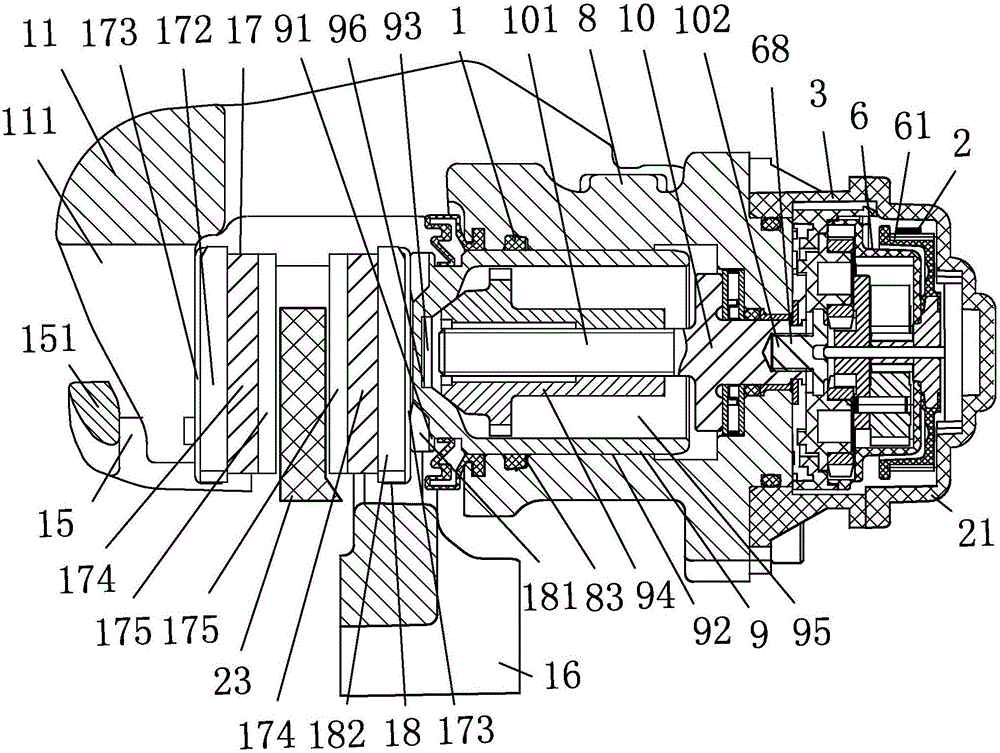 Parking brake device and parking brake system