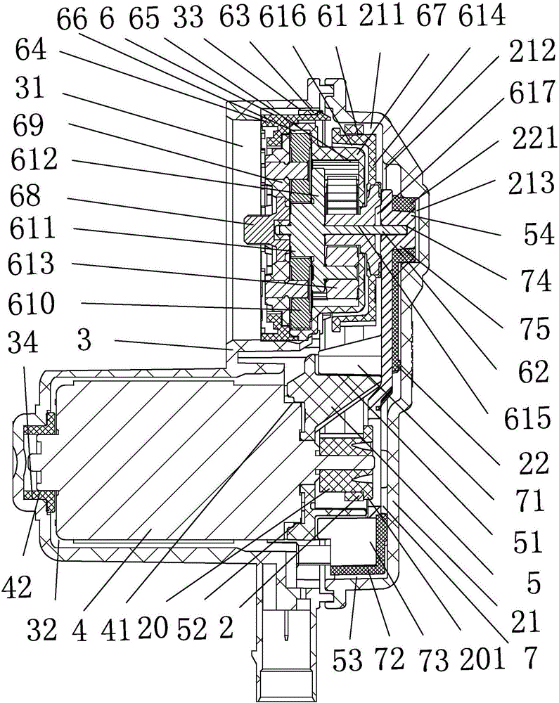 Parking brake device and parking brake system