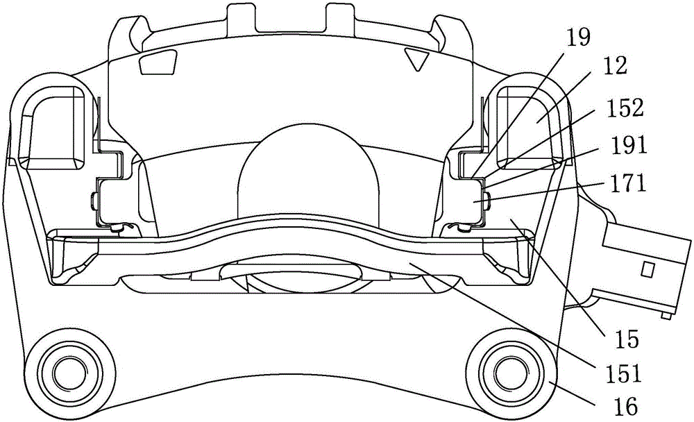 Parking brake device and parking brake system