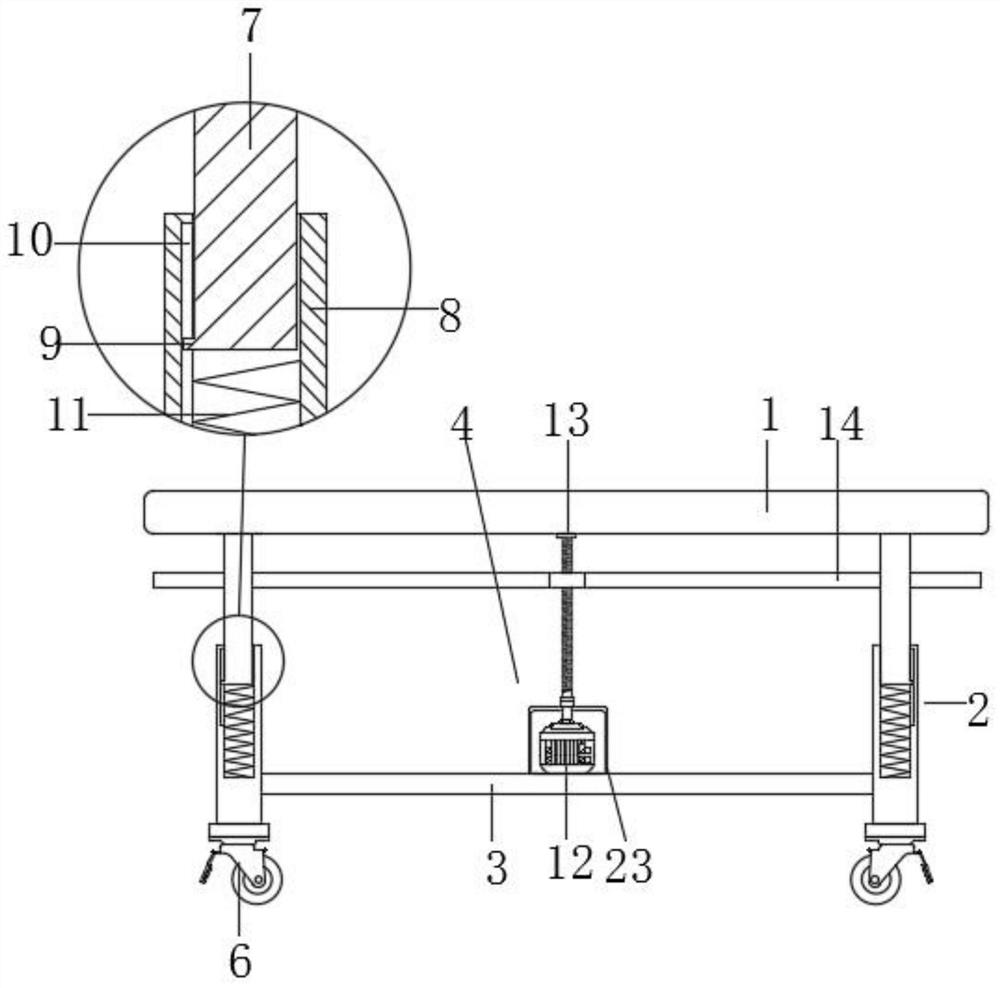 Safe patient transfer device for intensive care