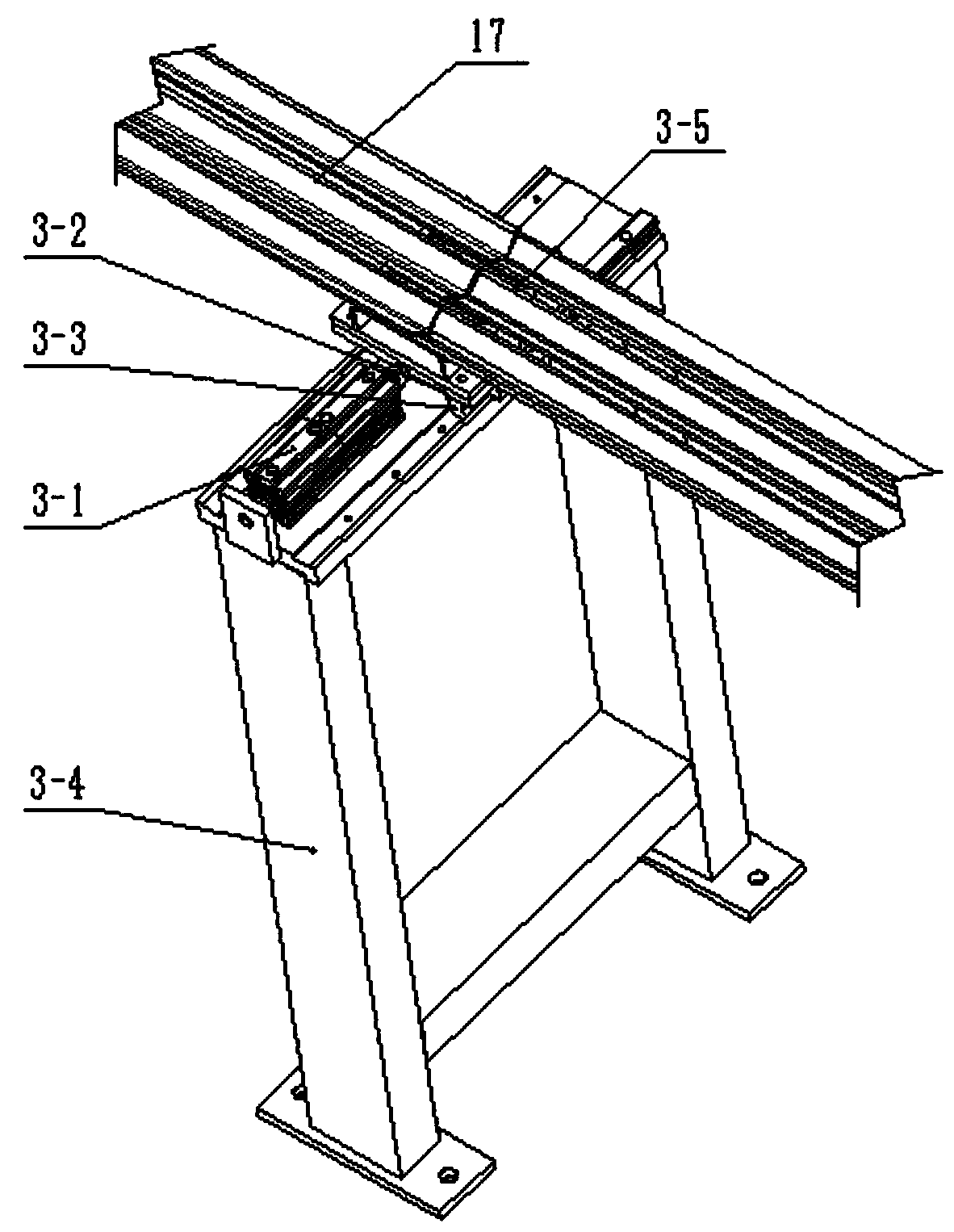 Automatic production system of steel bar welding and production method