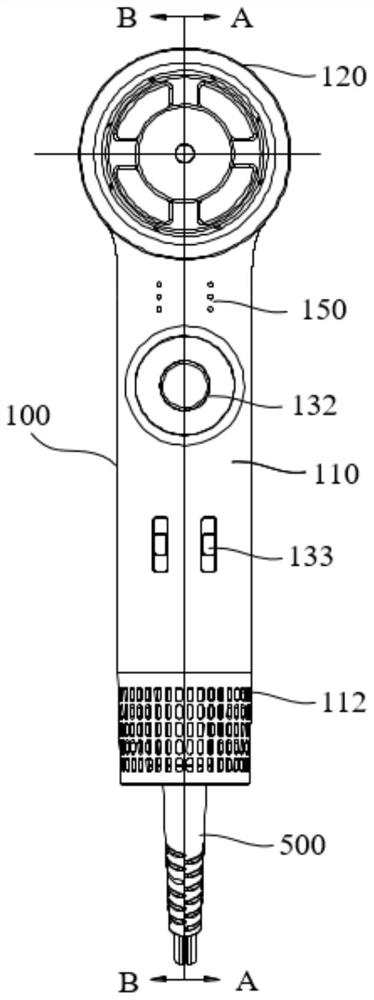 Air hair curling device