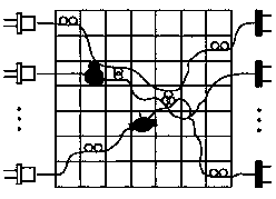 Human and robot identification and location method based on intelligent optical fiber floor