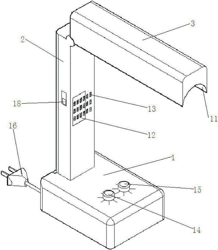 Manufacturing method for LED table lamp with flashlight