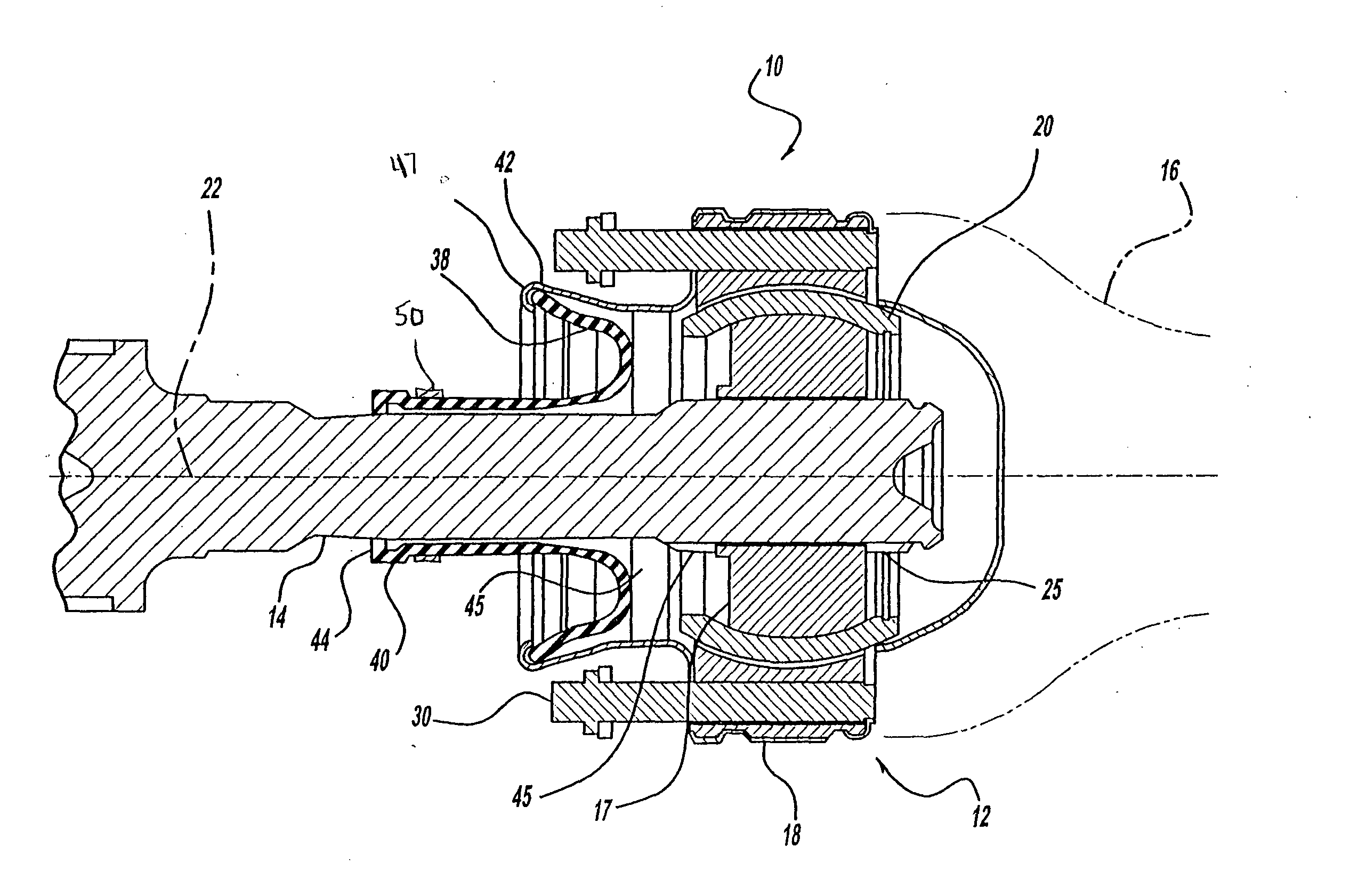 Joint assembly and sealing boot