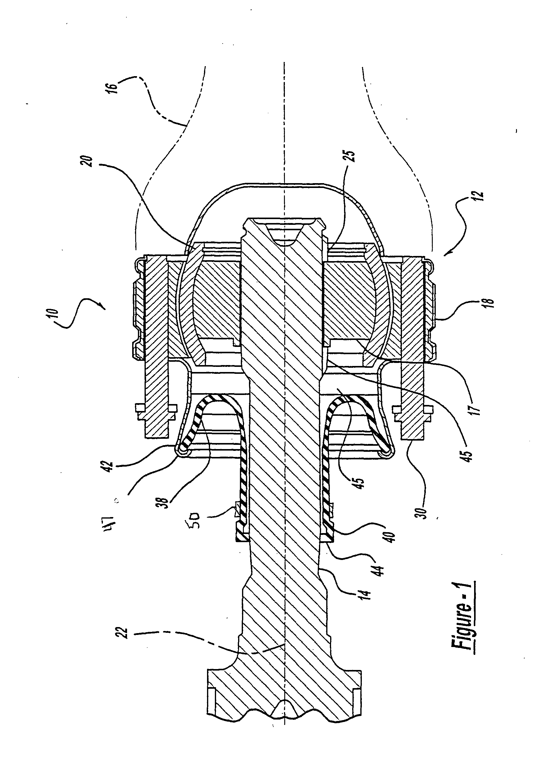 Joint assembly and sealing boot