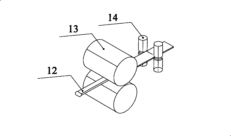 Process and equipment for producing copper-aluminum compound busbar