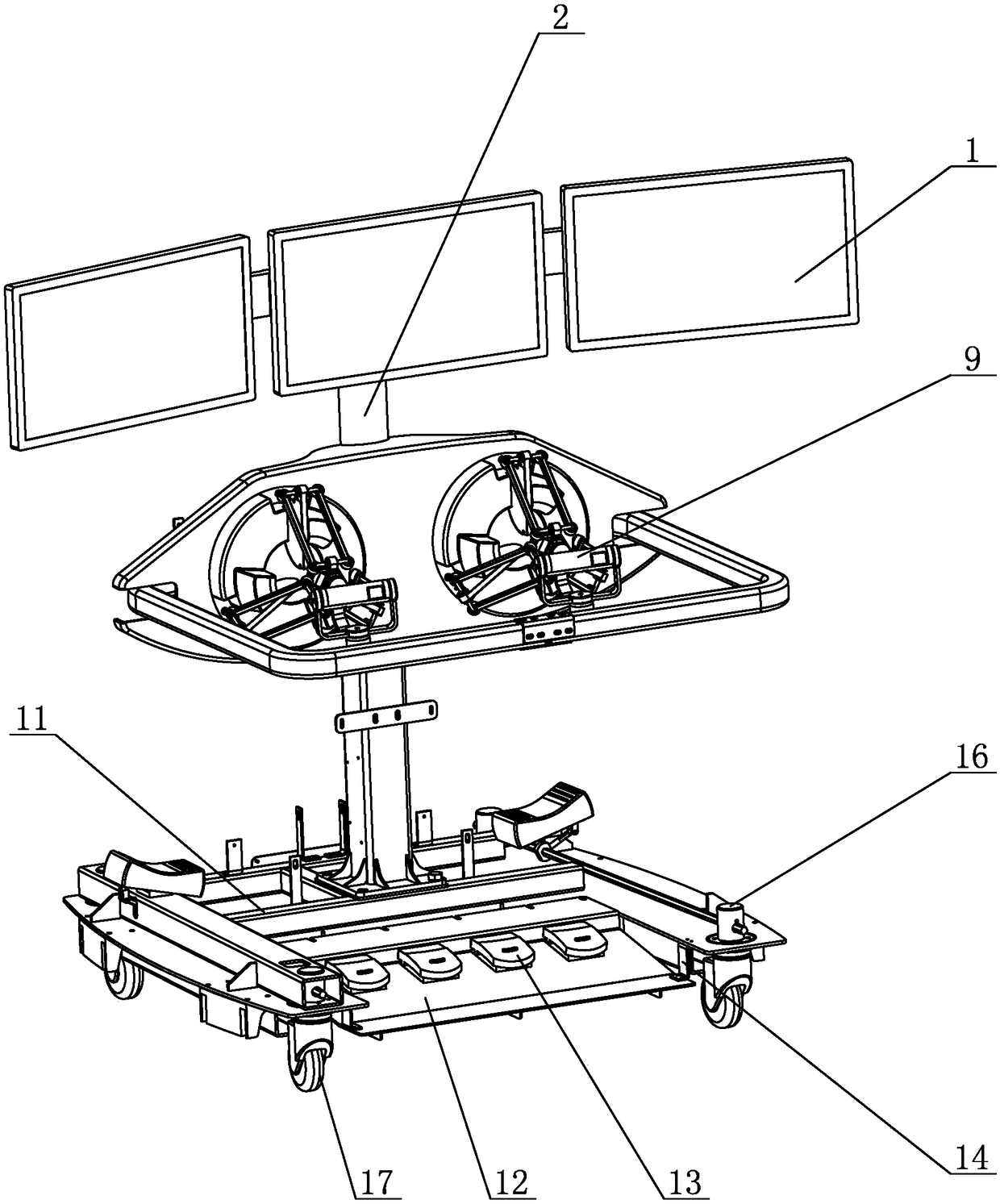 A master operator's console for orthopedic surgery