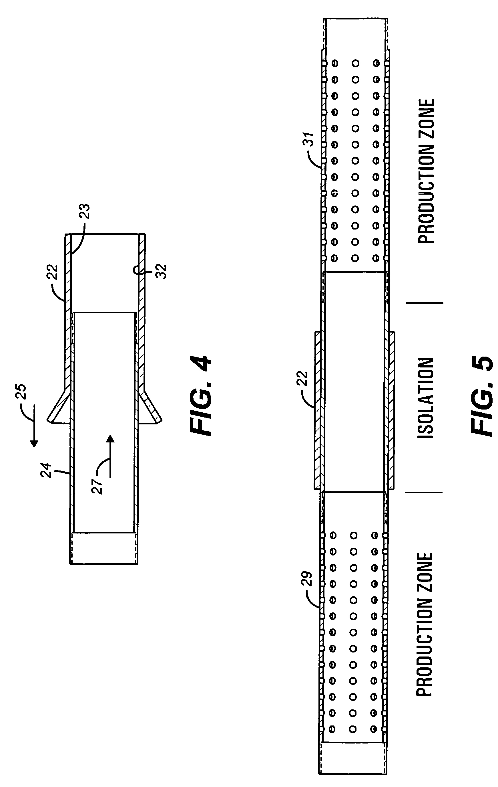 Swelling element packer and installation method