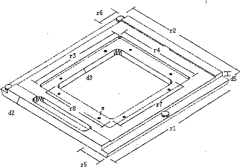 Device and method for improving screen printing precise alignment by using contact photoetching machine