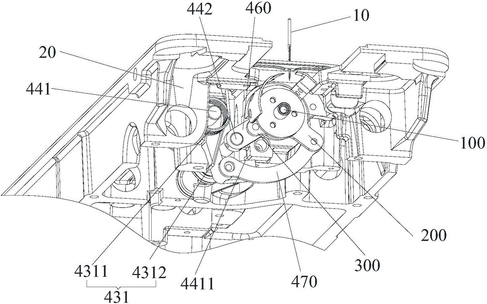 Thread trimming mechanism of sewing machine