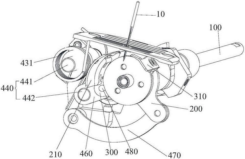 Thread trimming mechanism of sewing machine