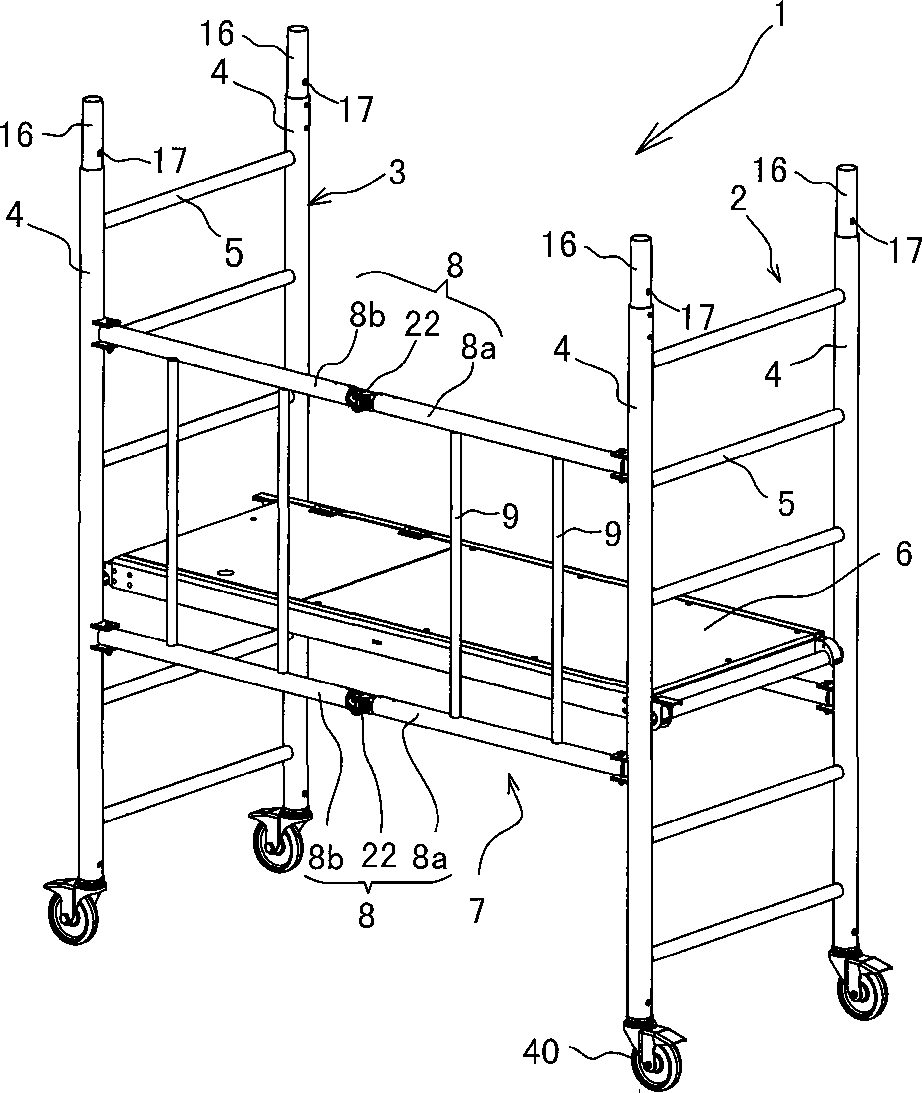 Assembly scaffold