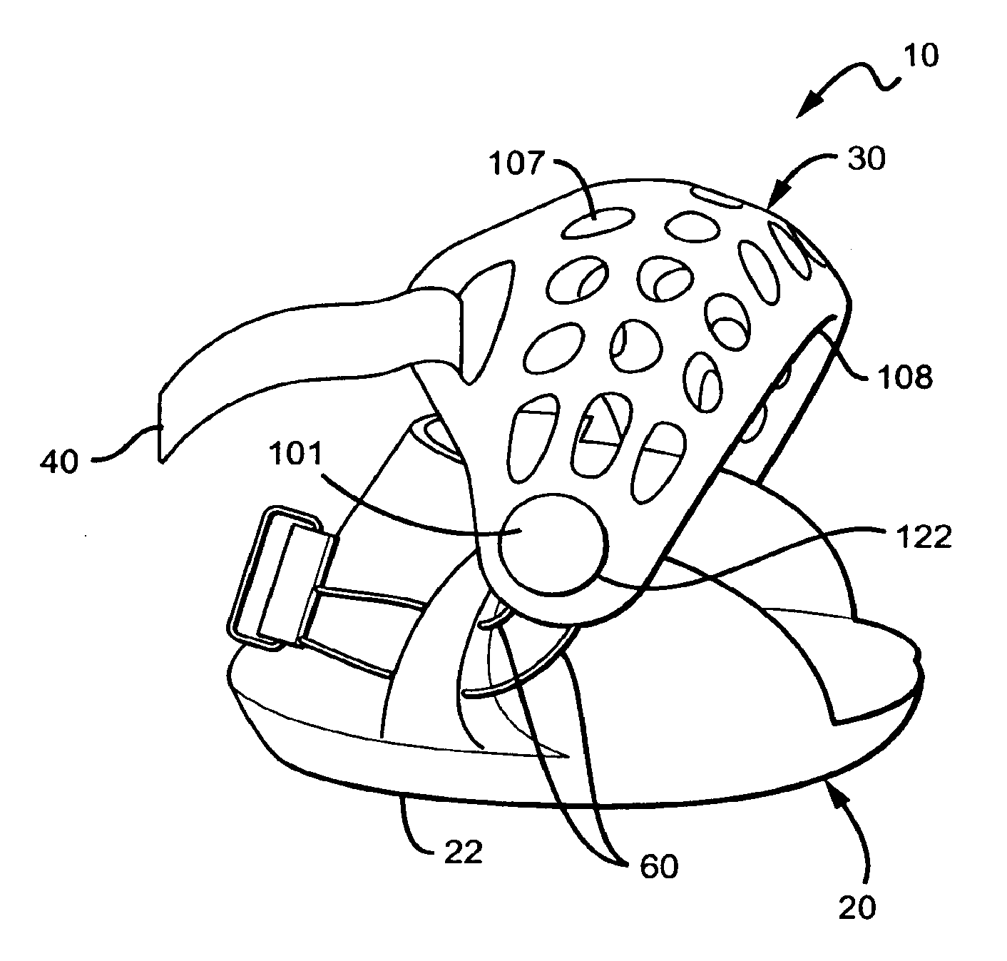 Hoof Boot with Pivoting Heel Captivator