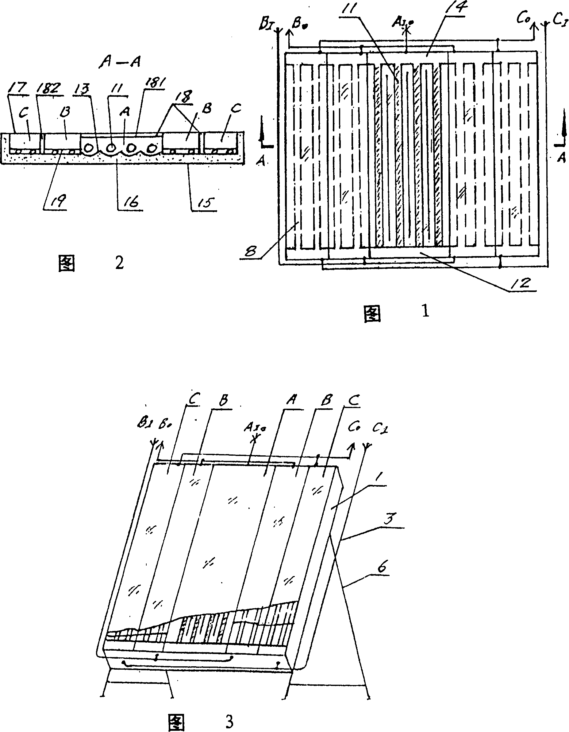 Staged heating solar water heater