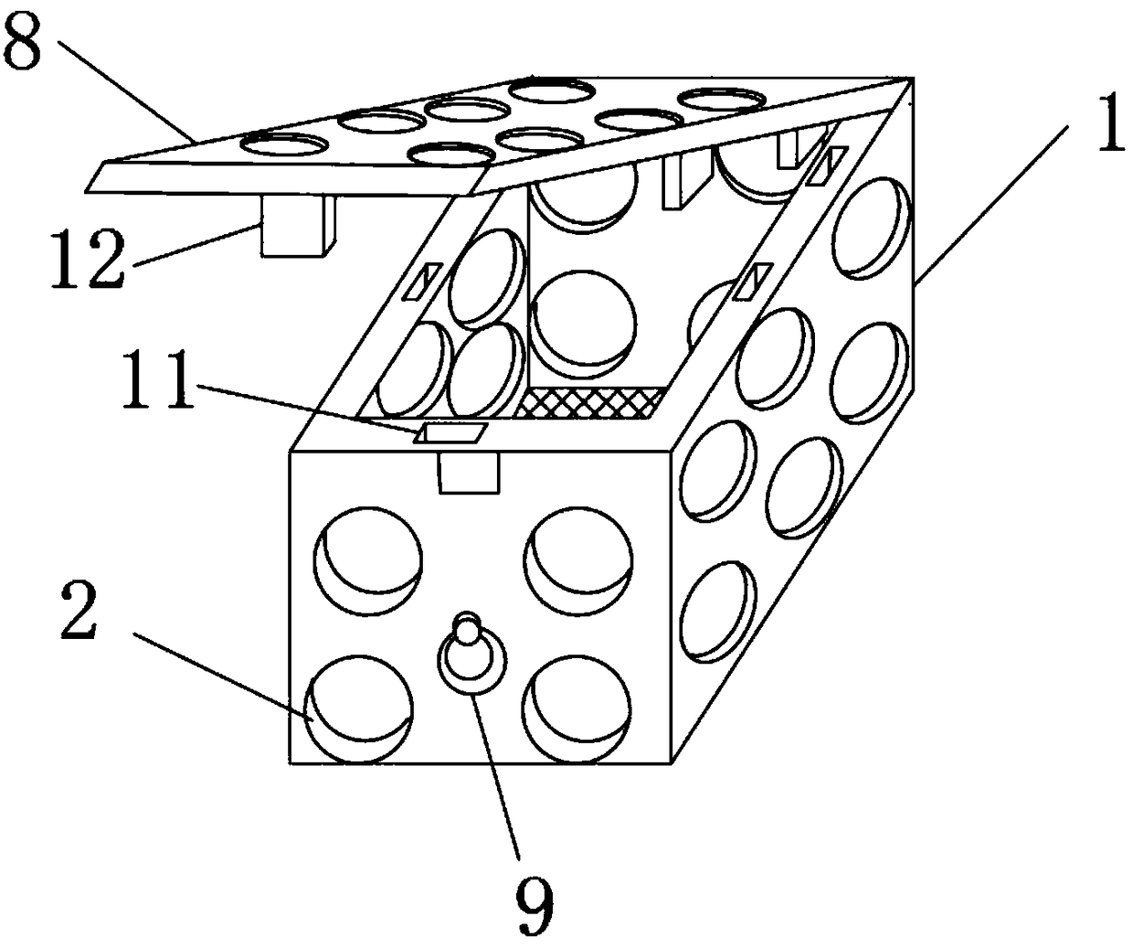 Intelligent platform type fishing mechanism for underwater