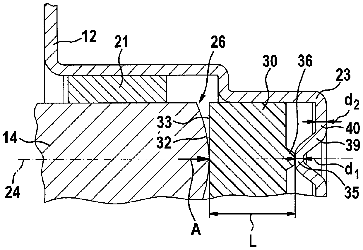 Variable speed drive and method for machining a variable speed drive