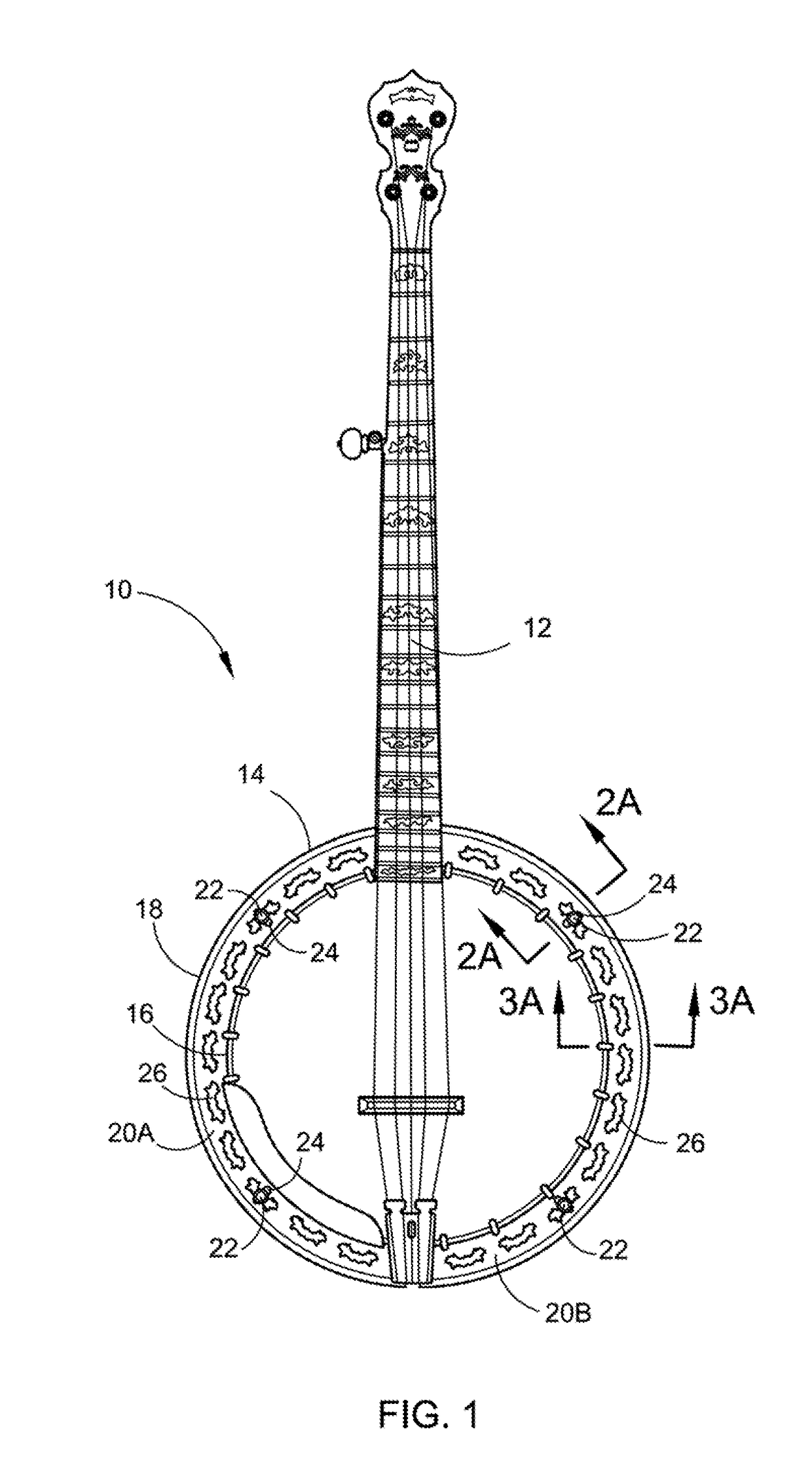 White oak banjo