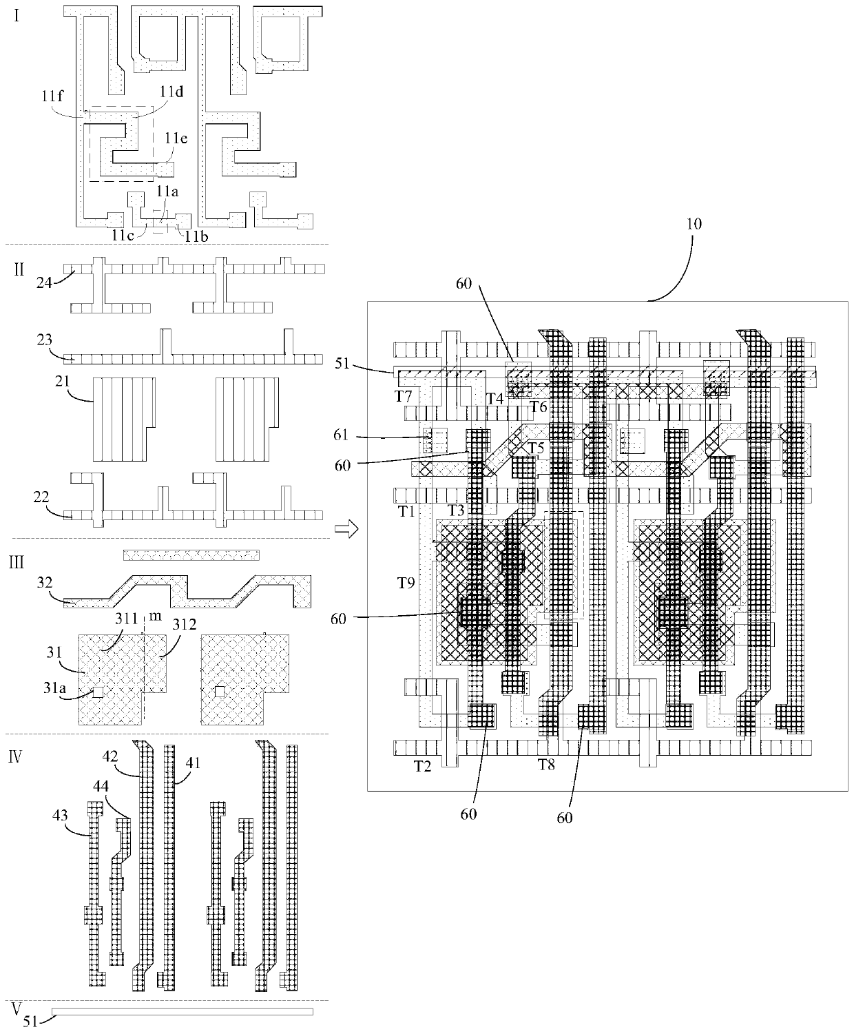 Organic LED display substrate and manufacture method, and display device