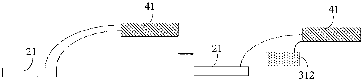 Organic LED display substrate and manufacture method, and display device