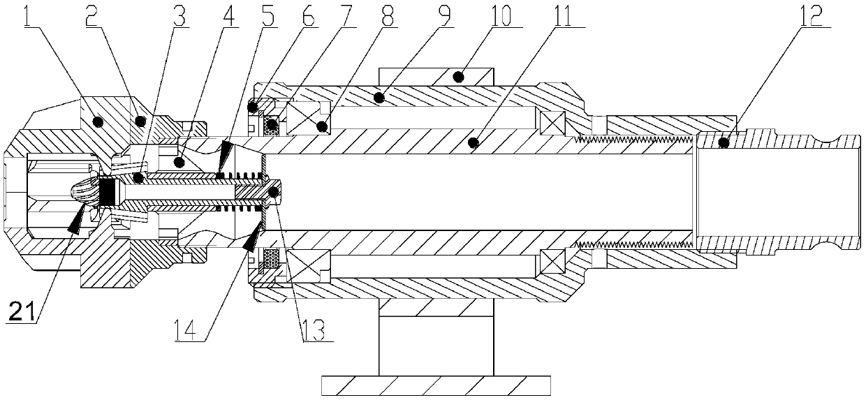 Pressure-sensing self-sealing atomization nozzle