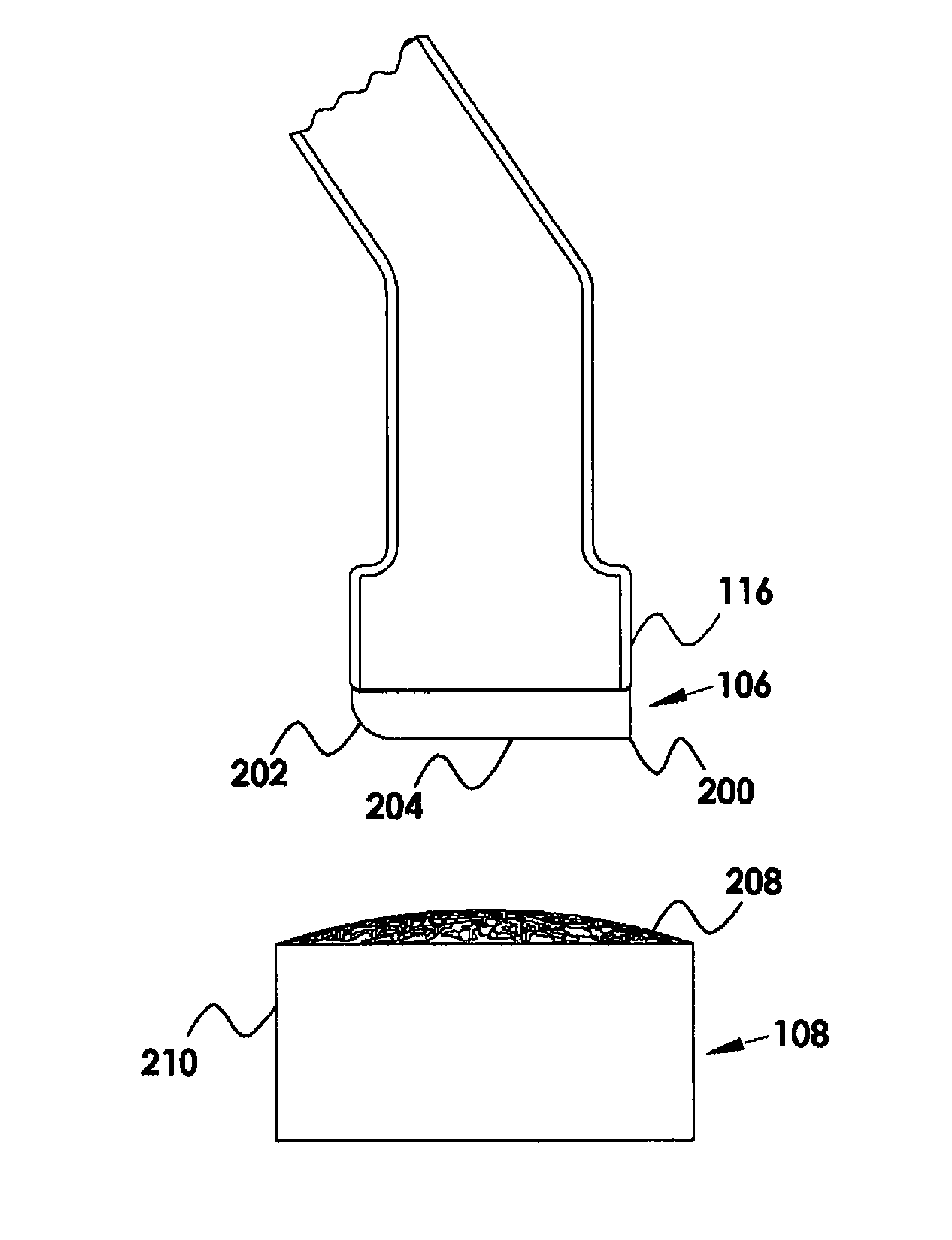 Probe skates for electrical testing of convex pad topologies