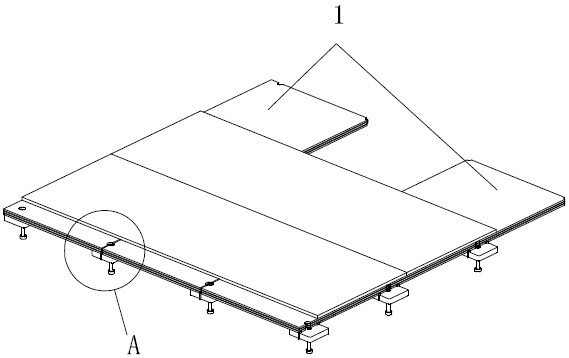 Fabricated toilet floor system