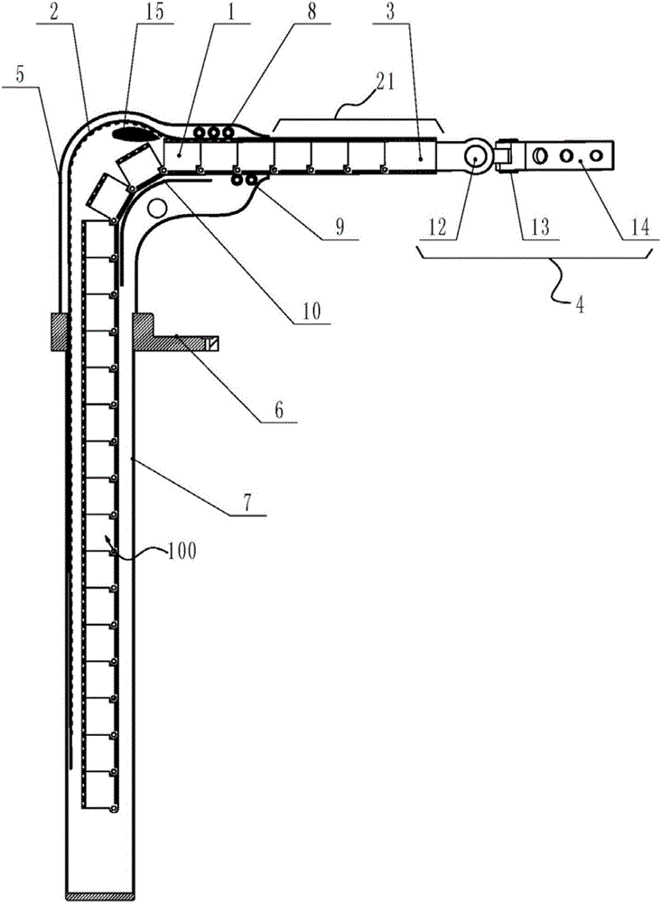 Telescopic mechanical arm