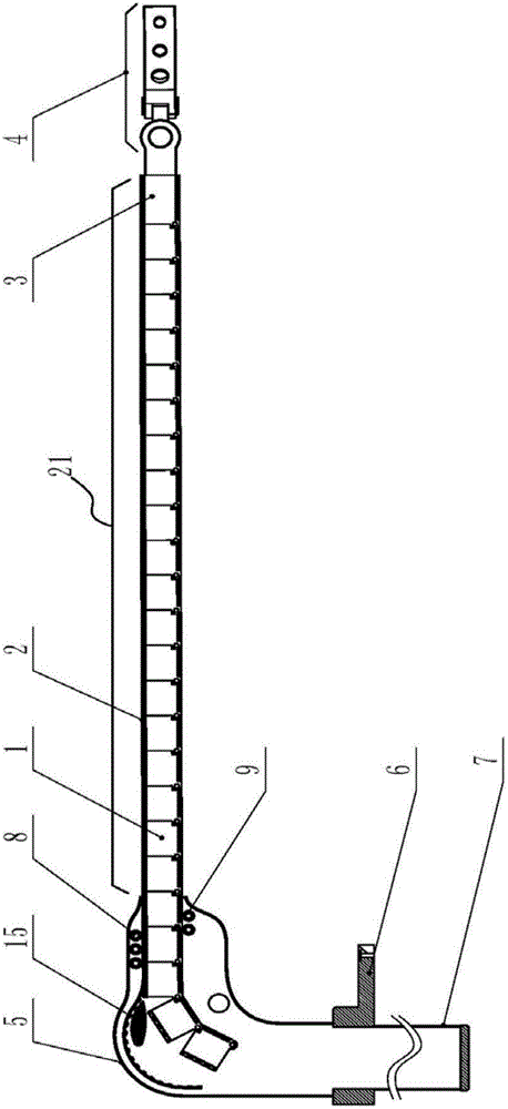 Telescopic mechanical arm