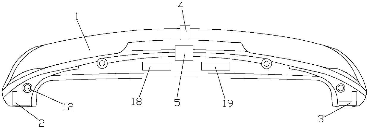 Rear spoiler of automobile