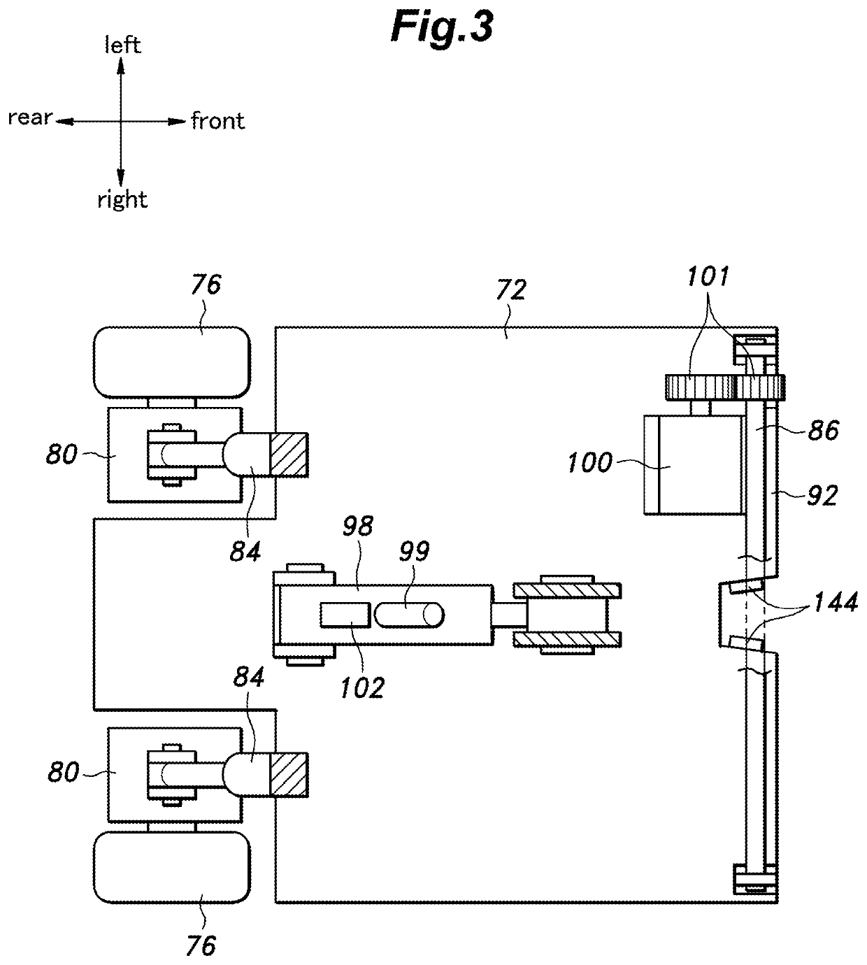 Work equipment with container lifting device