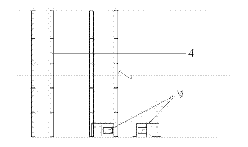 Integrated reinforcement bar pre-binding forming die constructing method for bridge construction