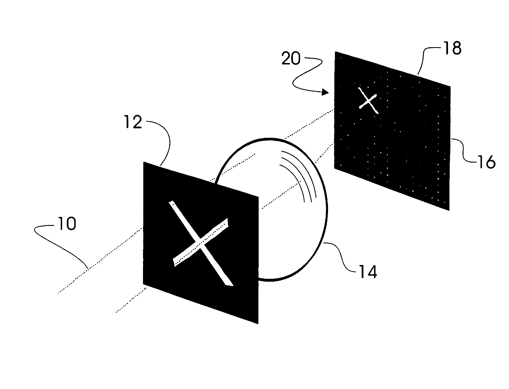 Shaped blurring of images for improved localization of point energy radiators