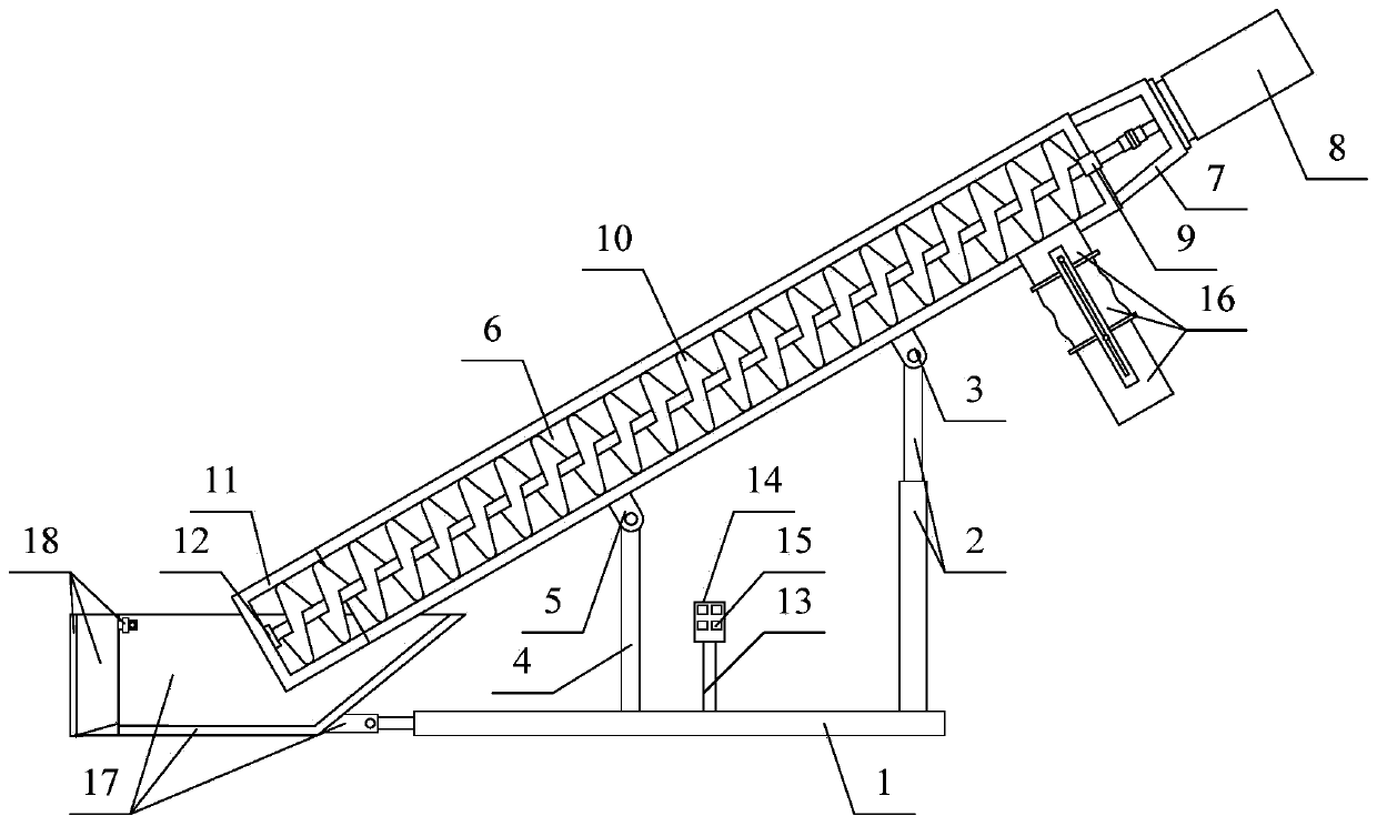 Automatic lifting equipment for raw material adding