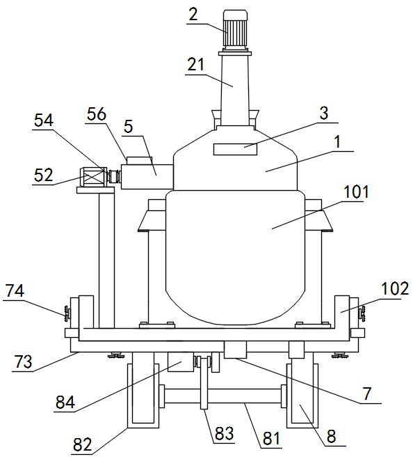 Soil remediation kettle capable of automatically moving and automatically discharging remediation liquid during mixing