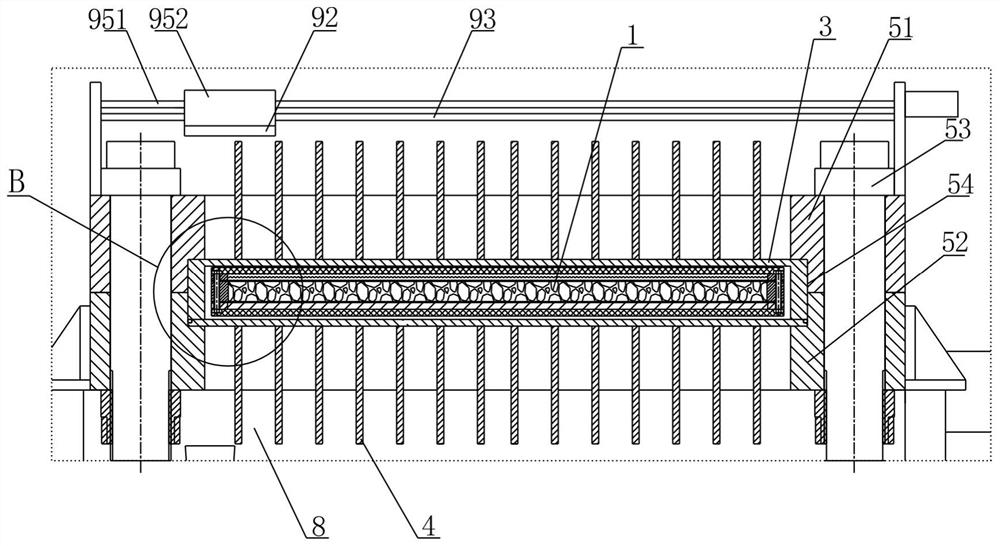 High-temperature high-pressure large-scale oil-water displacement dynamic X-ray scanning experimental device