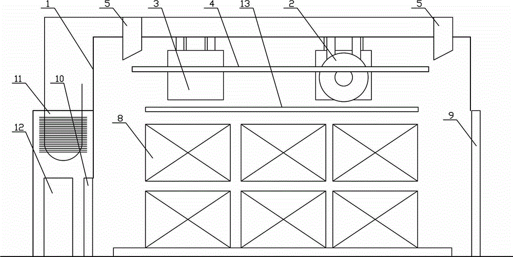 Lumber drying kiln