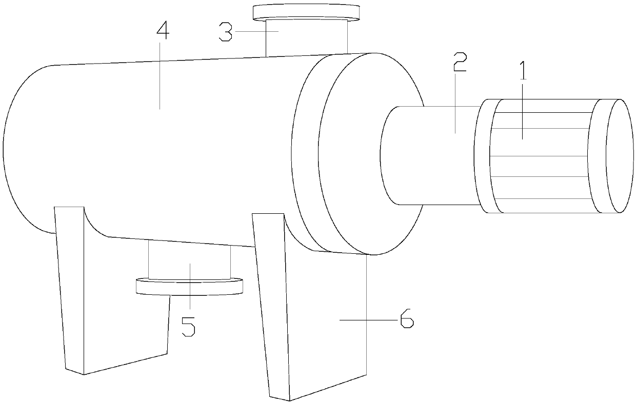 Uniform heating and mixing device for magnetic centrifugal bubble-removal road construction material