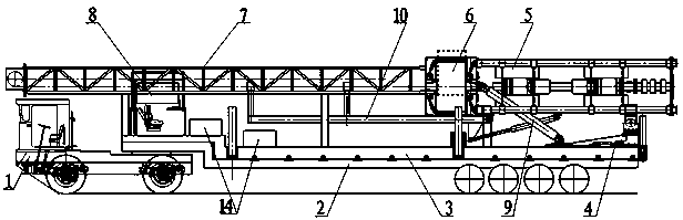 Integrated high-temperature pressure balance workover rig